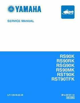 2006-2008 Yamaha RS, Vector, Rage Factory Service Manual, Page 1