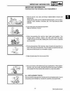 2006-2008 Yamaha RS, Vector, Rage Factory Service Manual, Page 10