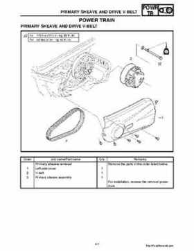 2006-2008 Yamaha RS, Vector, Rage Factory Service Manual, Page 123