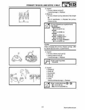 2006-2008 Yamaha RS, Vector, Rage Factory Service Manual, Page 127