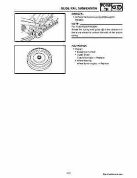 2006-2008 Yamaha RS, Vector, Rage Factory Service Manual, Page 194