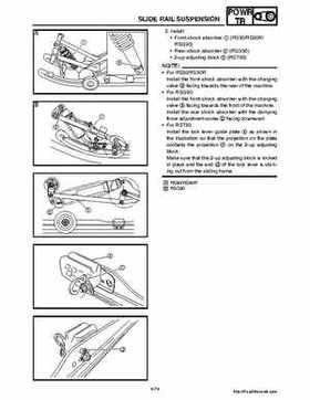 2006-2008 Yamaha RS, Vector, Rage Factory Service Manual, Page 196
