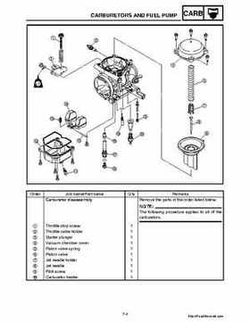 2006-2008 Yamaha RS, Vector, Rage Factory Service Manual, Page 292