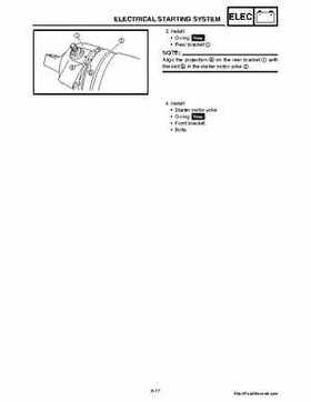 2006-2008 Yamaha RS, Vector, Rage Factory Service Manual, Page 318