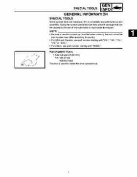 2006-2008 Yamaha RS, Vector, Rage Factory Service Manual, Page 419