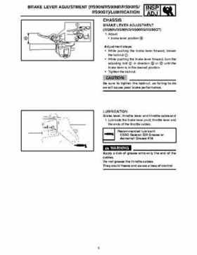 2006-2008 Yamaha RS, Vector, Rage Factory Service Manual, Page 423