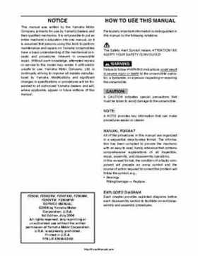 2007-2008 Yamaha Phazer Venture-Lite 500 Factory Service Manual, Page 2