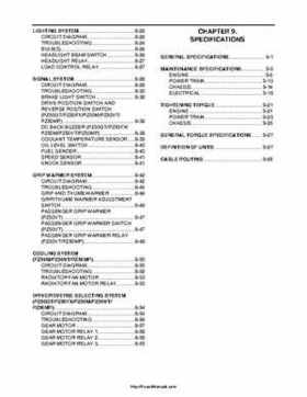 2007-2008 Yamaha Phazer Venture-Lite 500 Factory Service Manual, Page 8