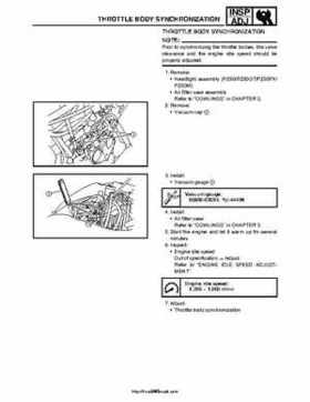 2007-2008 Yamaha Phazer Venture-Lite 500 Factory Service Manual, Page 30