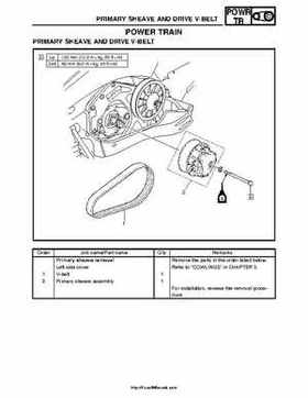 2007-2008 Yamaha Phazer Venture-Lite 500 Factory Service Manual, Page 111