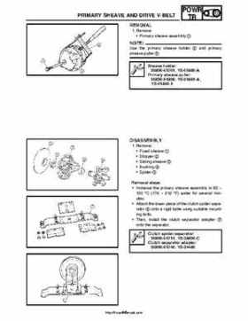 2007-2008 Yamaha Phazer Venture-Lite 500 Factory Service Manual, Page 113