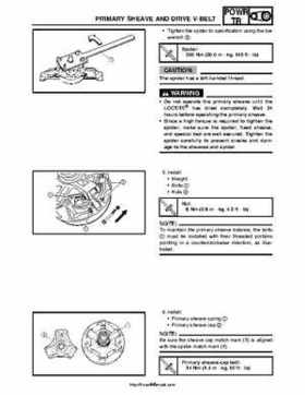 2007-2008 Yamaha Phazer Venture-Lite 500 Factory Service Manual, Page 118