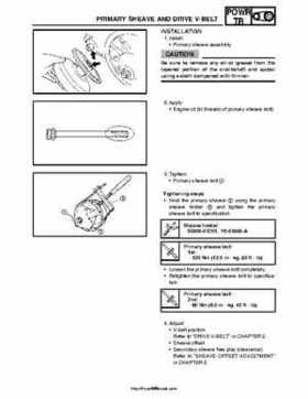 2007-2008 Yamaha Phazer Venture-Lite 500 Factory Service Manual, Page 119