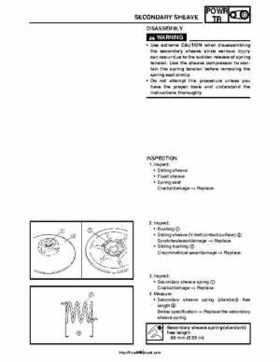 2007-2008 Yamaha Phazer Venture-Lite 500 Factory Service Manual, Page 122
