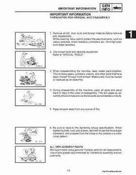 2007 Yamaha Apex Factory Service Manual, Page 10