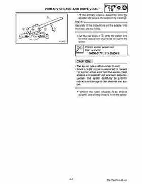 2007 Yamaha Apex Factory Service Manual, Page 110