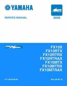 2008 Yamaha Snowmobiles FX NYTRO Factory Service Manual, Page 1