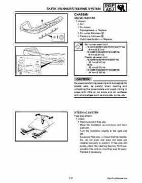 2008 Yamaha Snowmobiles FX NYTRO Factory Service Manual, Page 57