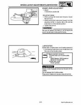 2008 Yamaha Snowmobiles FX NYTRO Factory Service Manual, Page 59
