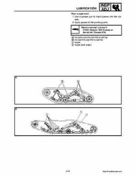 2008 Yamaha Snowmobiles FX NYTRO Factory Service Manual, Page 60