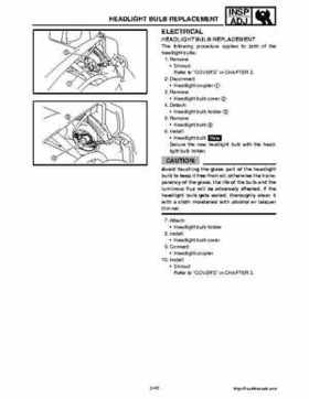 2008 Yamaha Snowmobiles FX NYTRO Factory Service Manual, Page 61