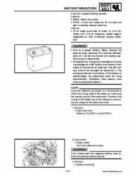 2008 Yamaha Snowmobiles FX NYTRO Factory Service Manual, Page 63