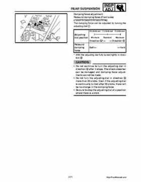 2008 Yamaha Snowmobiles FX NYTRO Factory Service Manual, Page 87