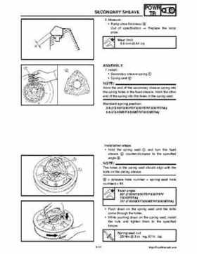 2008 Yamaha Snowmobiles FX NYTRO Factory Service Manual, Page 130