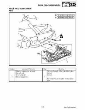 2008 Yamaha Snowmobiles FX NYTRO Factory Service Manual, Page 159