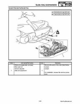 2008 Yamaha Snowmobiles FX NYTRO Factory Service Manual, Page 165