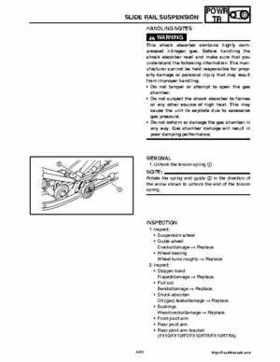 2008 Yamaha Snowmobiles FX NYTRO Factory Service Manual, Page 177