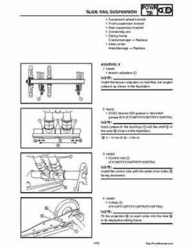 2008 Yamaha Snowmobiles FX NYTRO Factory Service Manual, Page 178