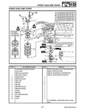 2008 Yamaha Snowmobiles FX NYTRO Factory Service Manual, Page 183