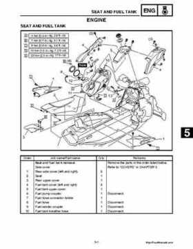 2008 Yamaha Snowmobiles FX NYTRO Factory Service Manual, Page 186