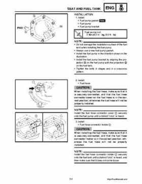 2008 Yamaha Snowmobiles FX NYTRO Factory Service Manual, Page 189