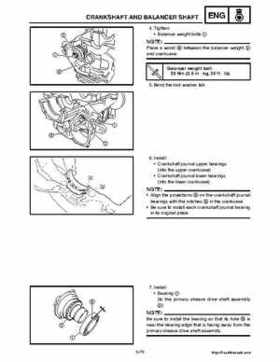 2008 Yamaha Snowmobiles FX NYTRO Factory Service Manual, Page 260