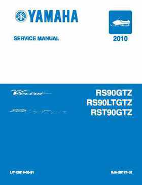 2010-2011 Yamaha RS Vector / RS Venture Service Manual, Page 1