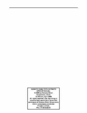 2010-2011 Yamaha RS Vector / RS Venture Service Manual, Page 2