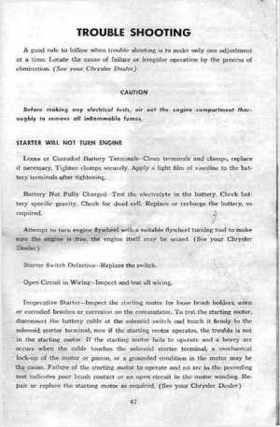 Chrysler V-8 Marine Engines manual., Page 48