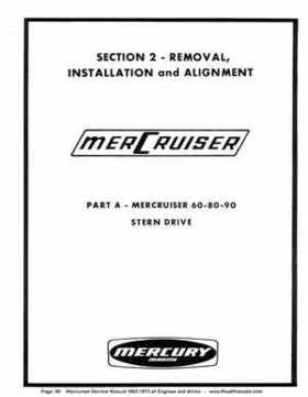 1963-1973 Mercruiser all Engines and Drives Service Manual Books 1 and 2, Page 66