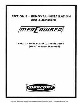 1963-1973 Mercruiser all Engines and Drives Service Manual Books 1 and 2, Page 95