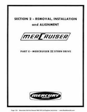 1963-1973 Mercruiser all Engines and Drives Service Manual Books 1 and 2, Page 123