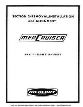 1963-1973 Mercruiser all Engines and Drives Service Manual Books 1 and 2, Page 131