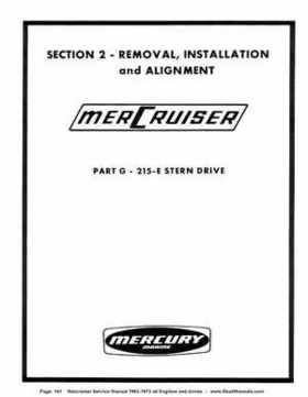 1963-1973 Mercruiser all Engines and Drives Service Manual Books 1 and 2, Page 141