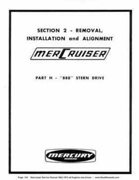 1963-1973 Mercruiser all Engines and Drives Service Manual Books 1 and 2, Page 153