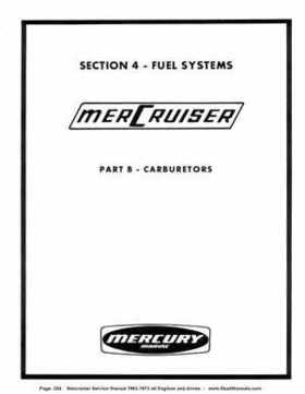 1963-1973 Mercruiser all Engines and Drives Service Manual Books 1 and 2, Page 324