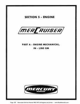 1963-1973 Mercruiser all Engines and Drives Service Manual Books 1 and 2, Page 397