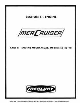 1963-1973 Mercruiser all Engines and Drives Service Manual Books 1 and 2, Page 430