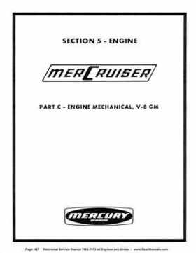 1963-1973 Mercruiser all Engines and Drives Service Manual Books 1 and 2, Page 457