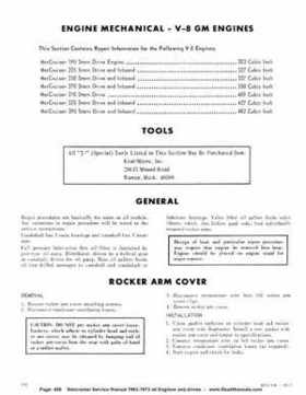1963-1973 Mercruiser all Engines and Drives Service Manual Books 1 and 2, Page 459
